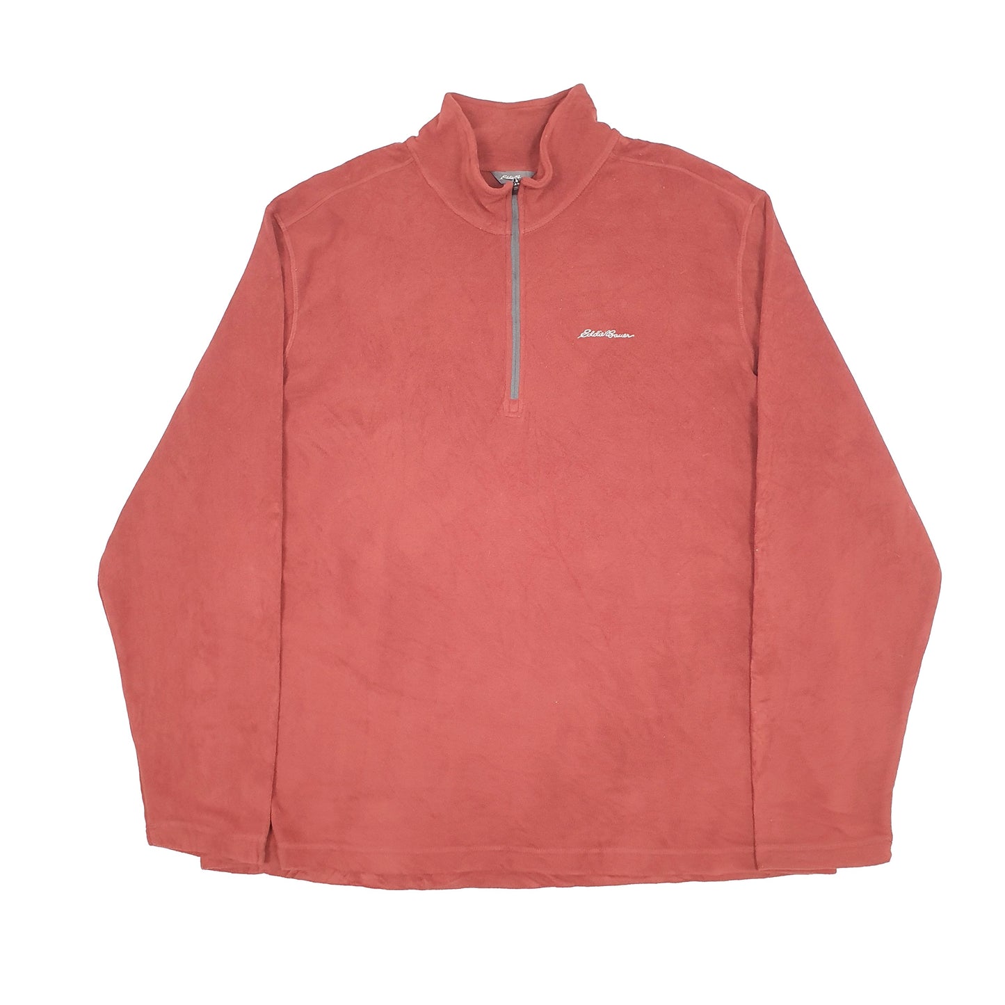 Eddie Bauer Quarter Zip Fleece XXL Orange
