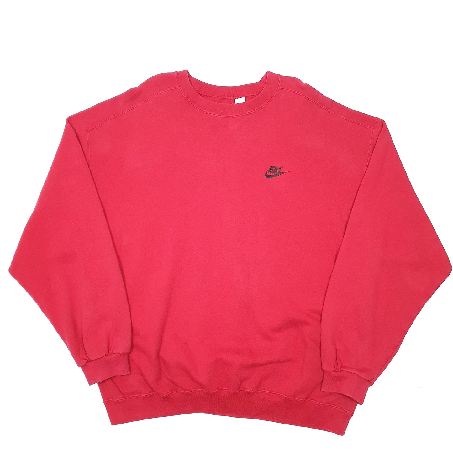 Mens Red Nike Vintage Crewneck Jumper