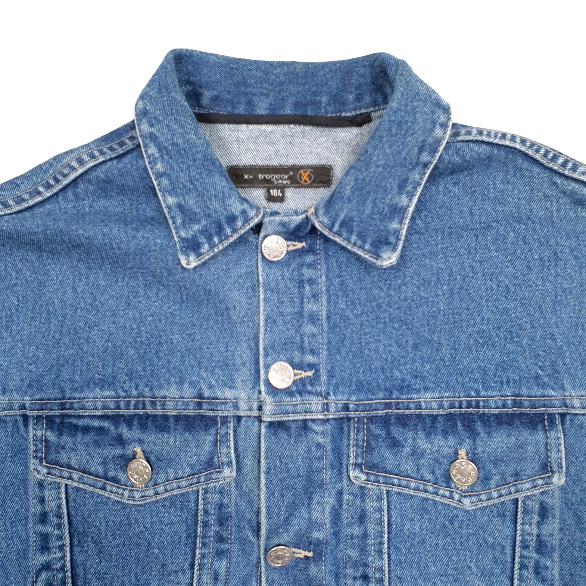 Womens Blue X-Tragear Trucker Denim Jacket Coat