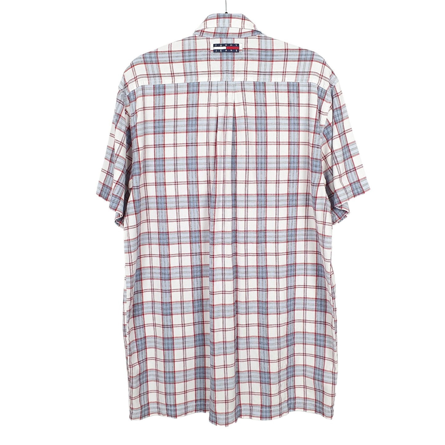 Tommy Hilfiger Short Sleeve Regular Fit Check Shirt Blue