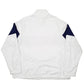 Mens White Fila  Quarter Zip Jumper