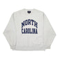 Mens Grey Champion Reverse Weave USA College North Carolina Crewneck Jumper