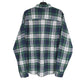 George Long Sleeve Regular Fit Check Flannel Shirt Shacket Green