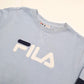 Fila Big Logo Spellout Crewneck Blue