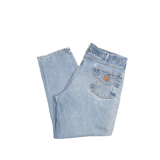 Carhartt Casual Regular Fit Relaxed Repair Needed Jeans W40 L29 Blue