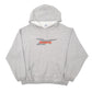Mens Grey Reebok Spellout Vintage Hoodie Jumper