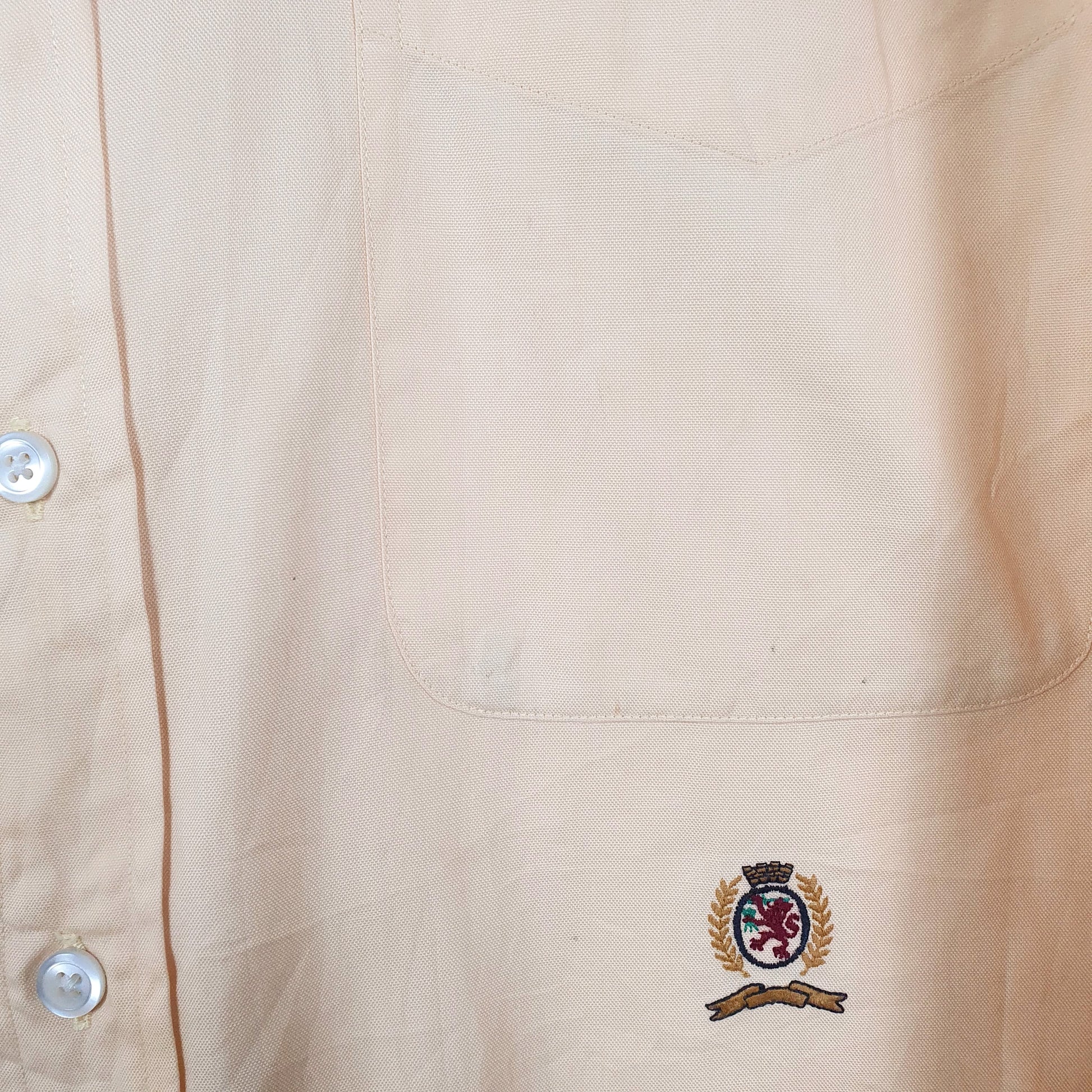 Tommy Hilfiger Long Sleeve Regular Fit Shirt Yellow