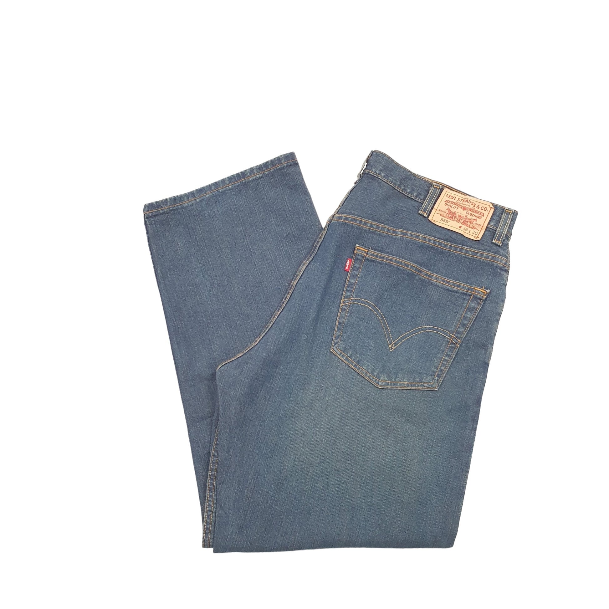 Levis 559 Relaxed Fit Jeans W38 L30 Blue