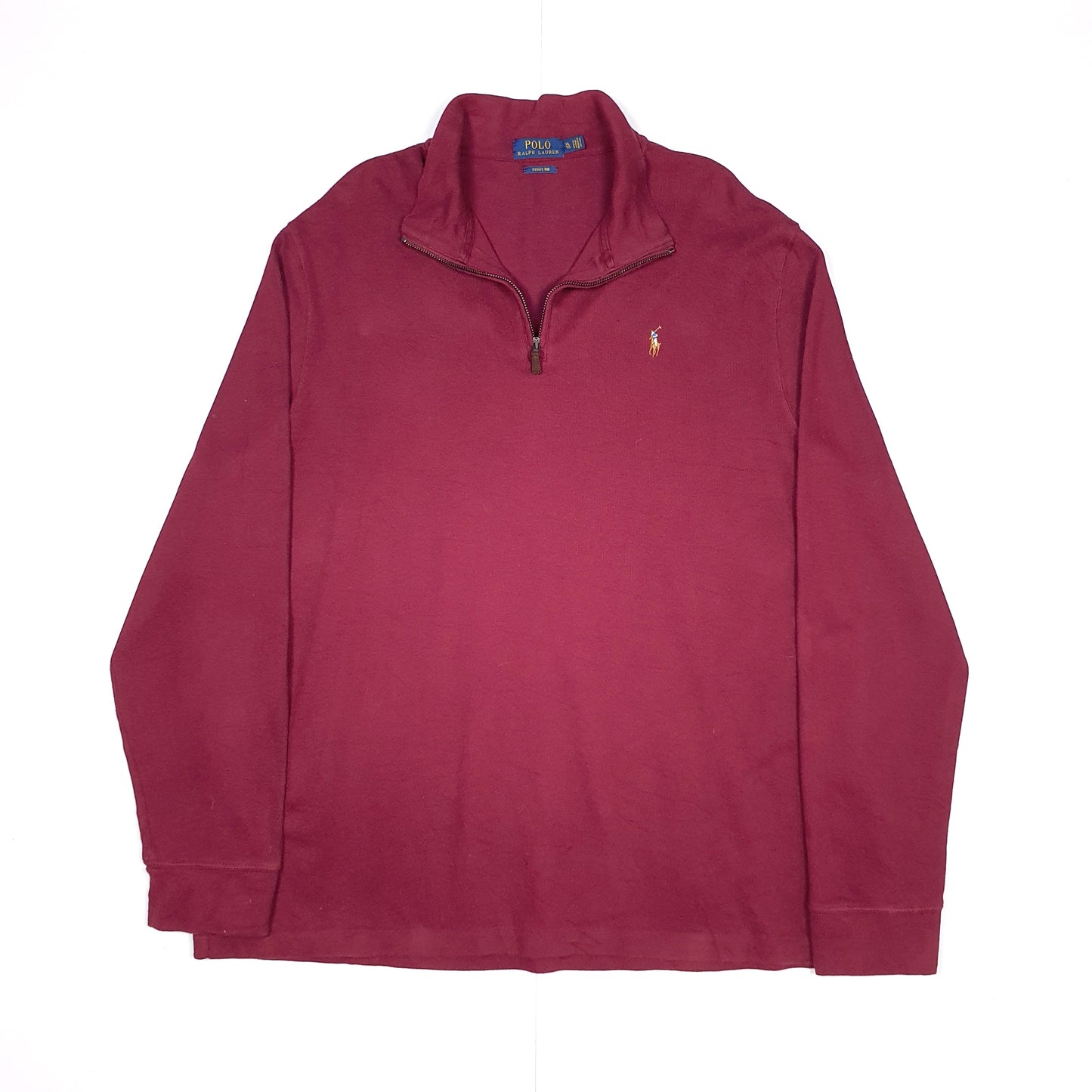 Burgundy Polo Ralph Lauren Quarter Zip Jumper