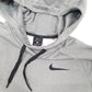 Mens Grey Nike Dri Fit Hoodie Jumper