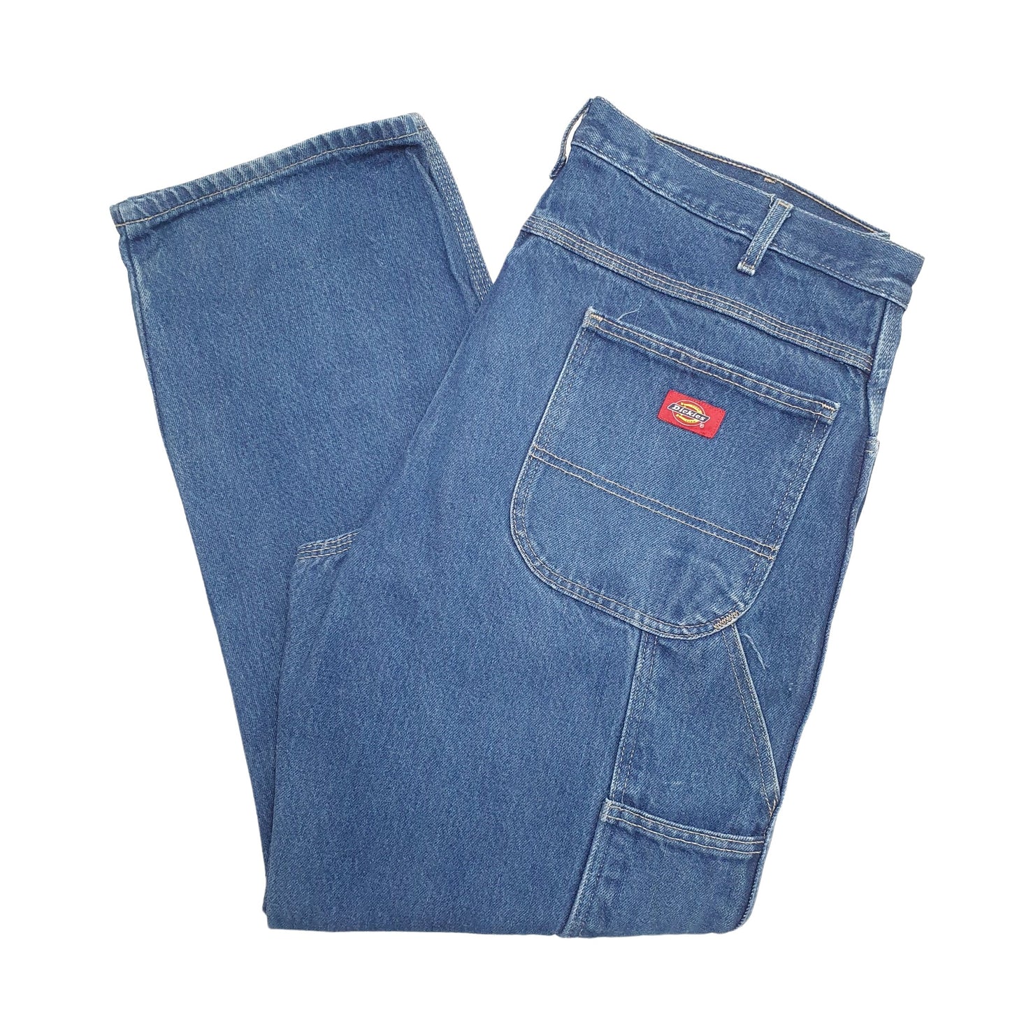 Mens Blue Dickies  Carpenter Trousers