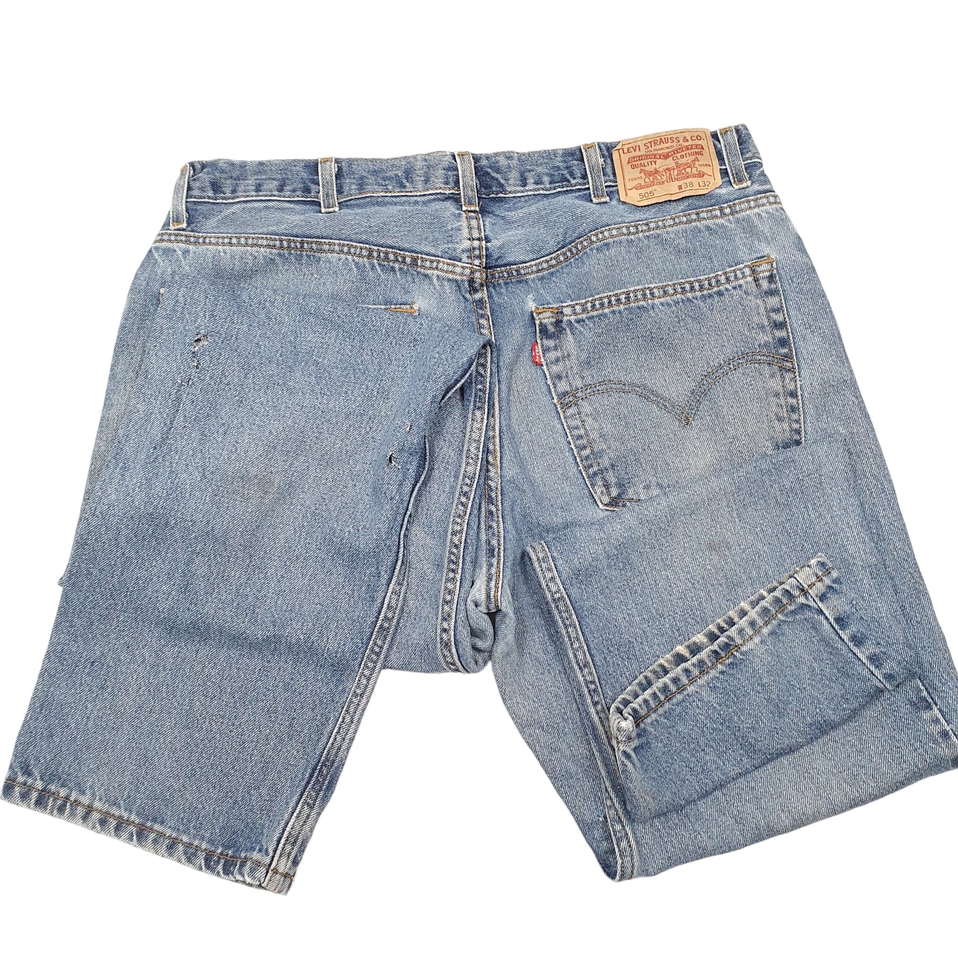 Mens Blue Levis  505 JeansW38 L32