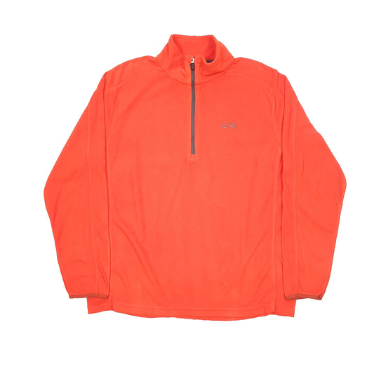 Champion Quarter Zip Fleece L Orange