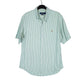 Polo Ralph Lauren Short Sleeve Slim Fit Striped Shirt Green