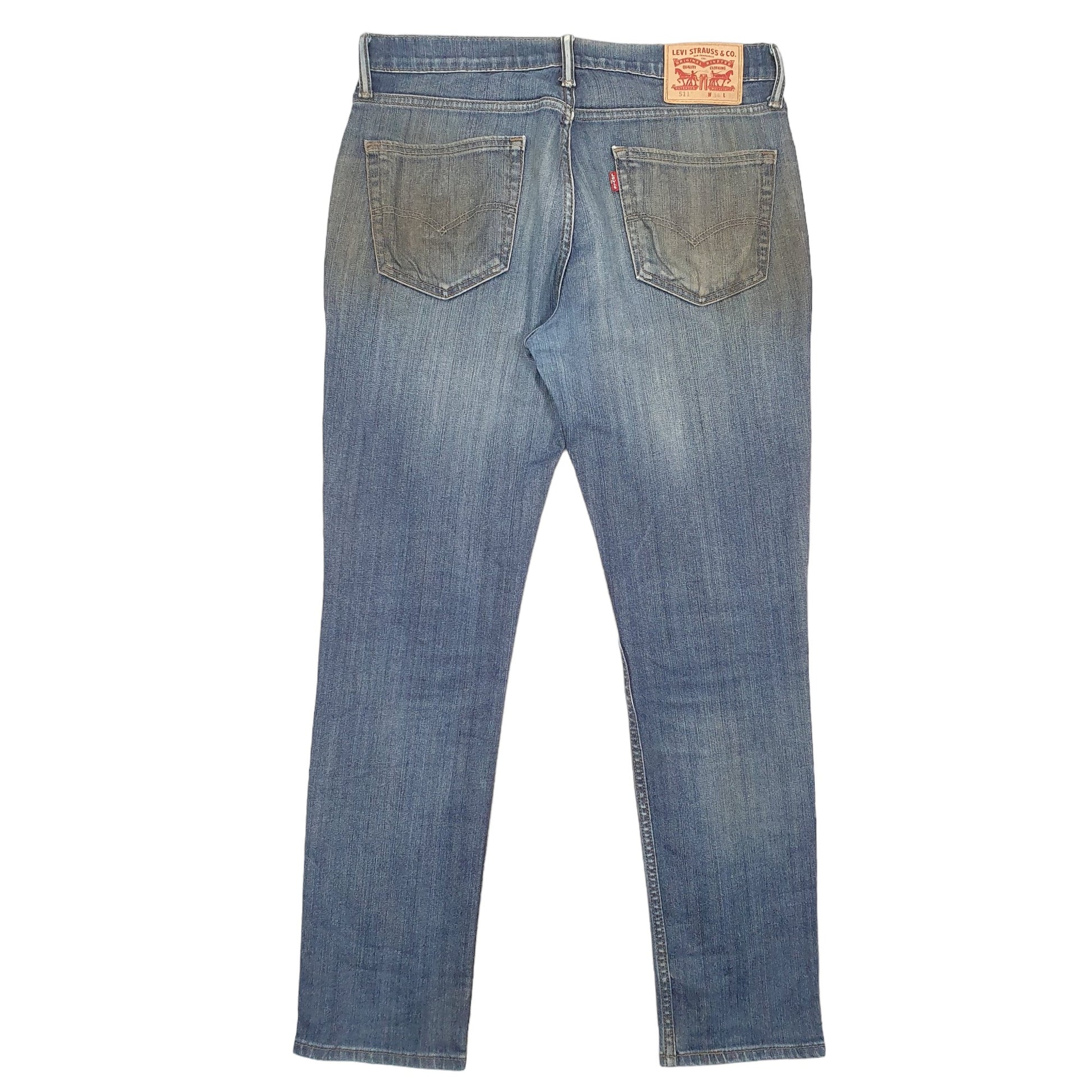 Mens Blue Levis  511 JeansW34 L33