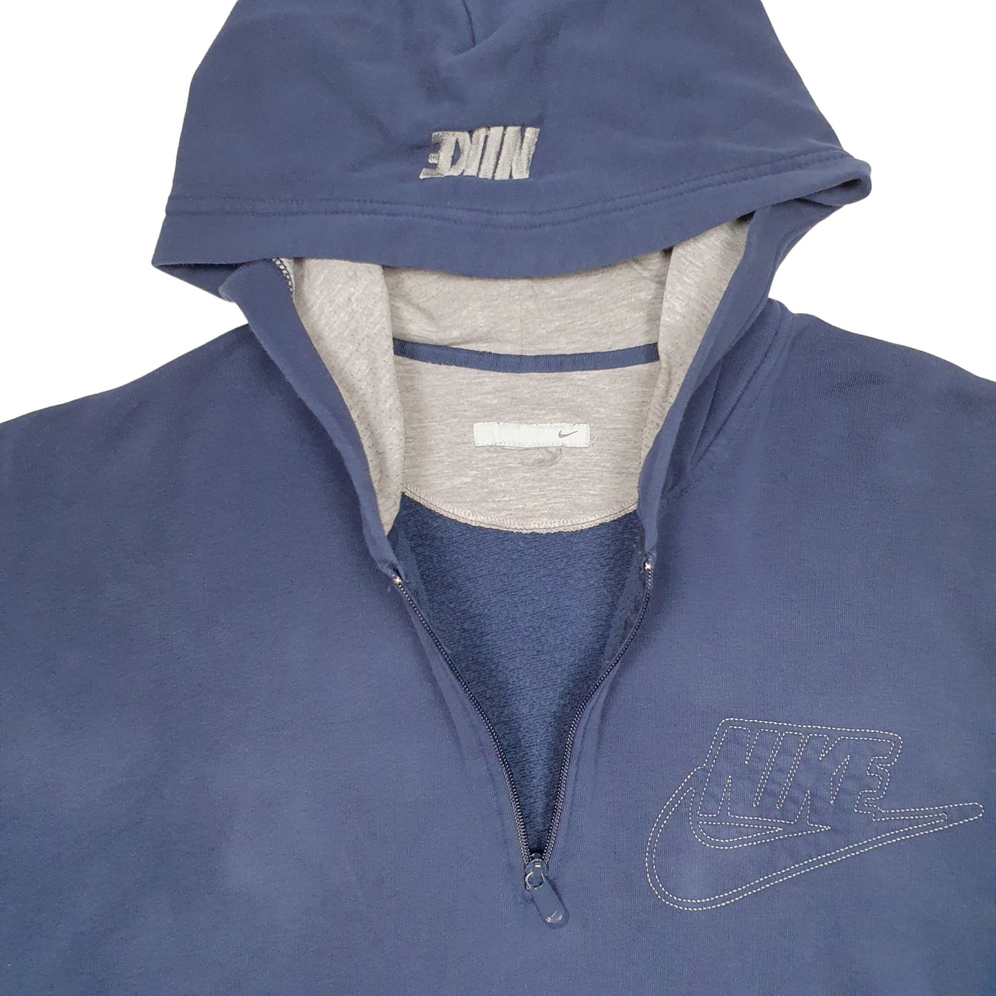 Mens Blue Nike  Quarter Zip Jumper