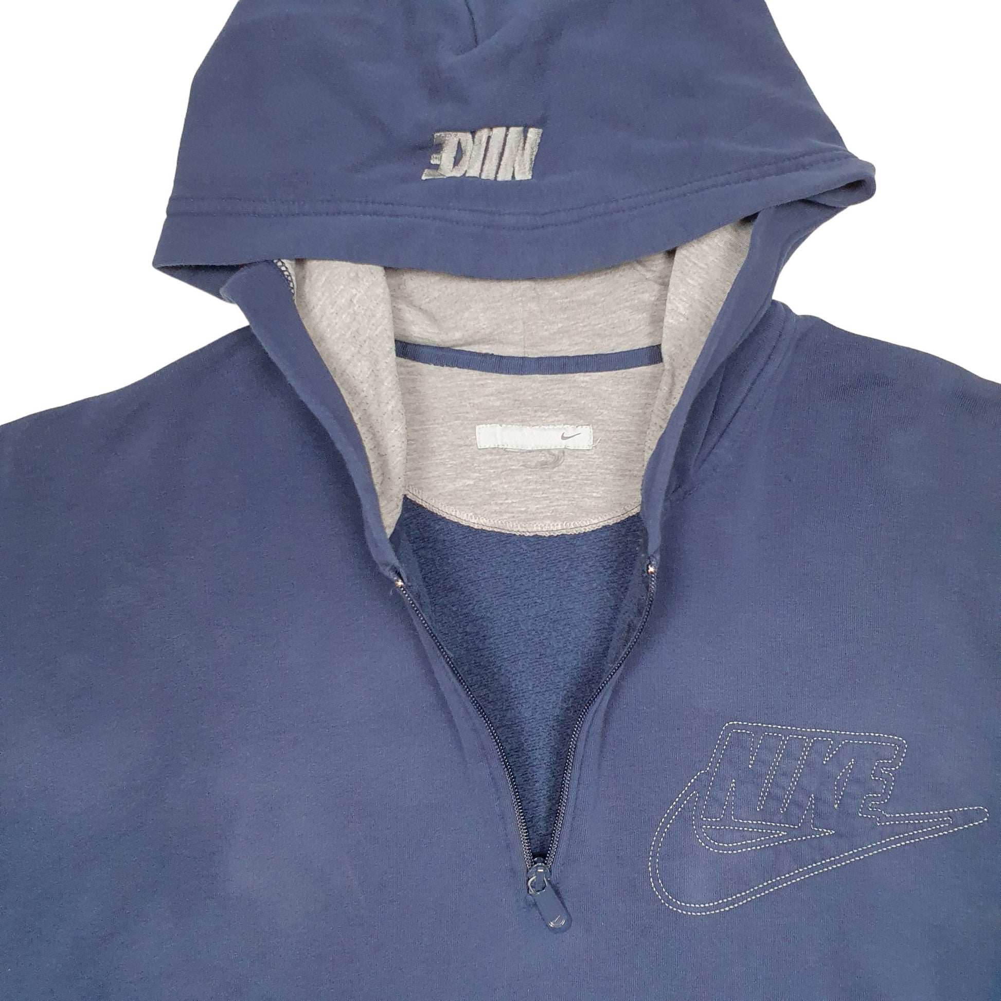 Mens Blue Nike  Quarter Zip Jumper