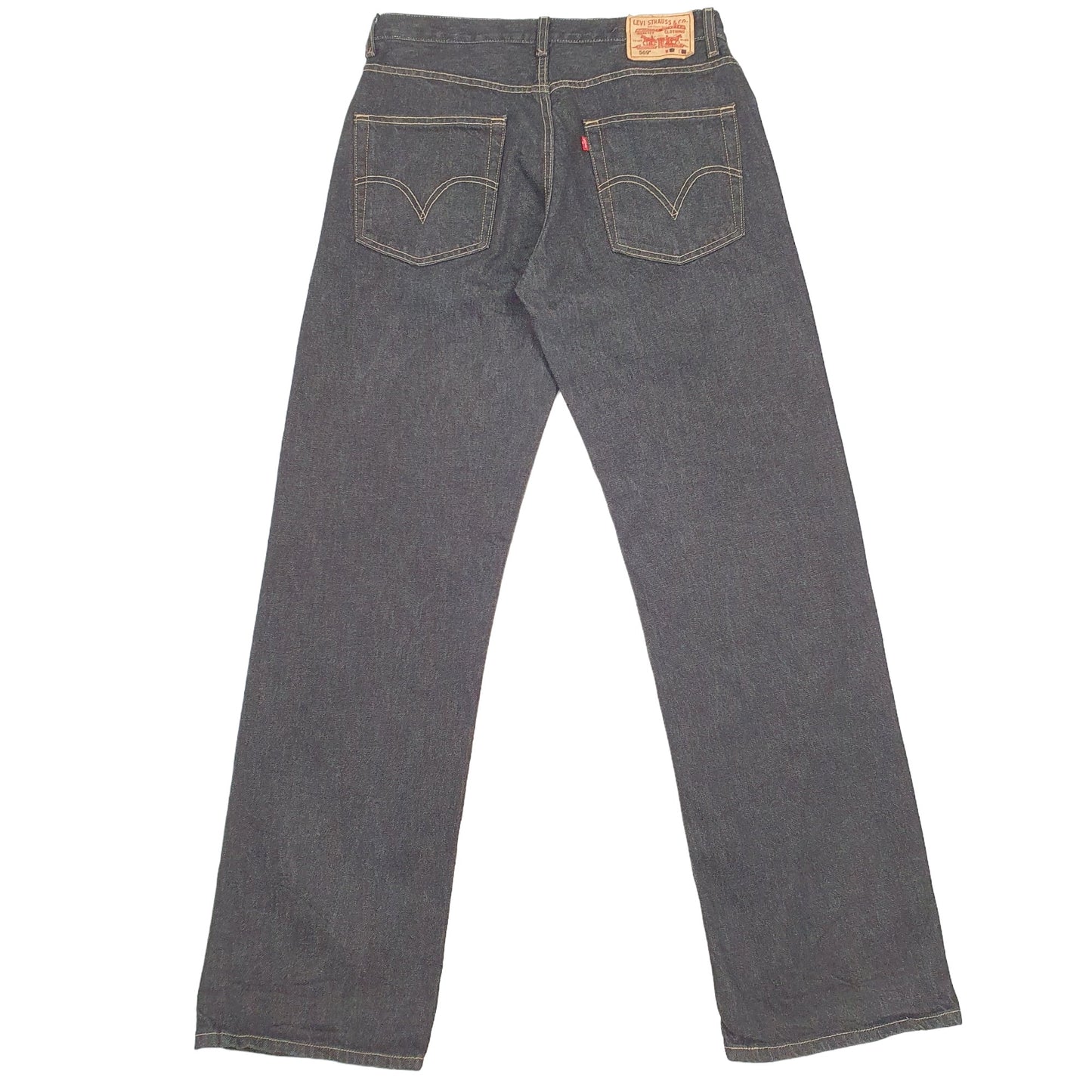 Levis 569 Loose Fit Jeans W34 L35 Black