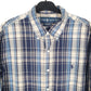 Ralph Lauren Long Sleeve Custom Fit Check Shirt Blue