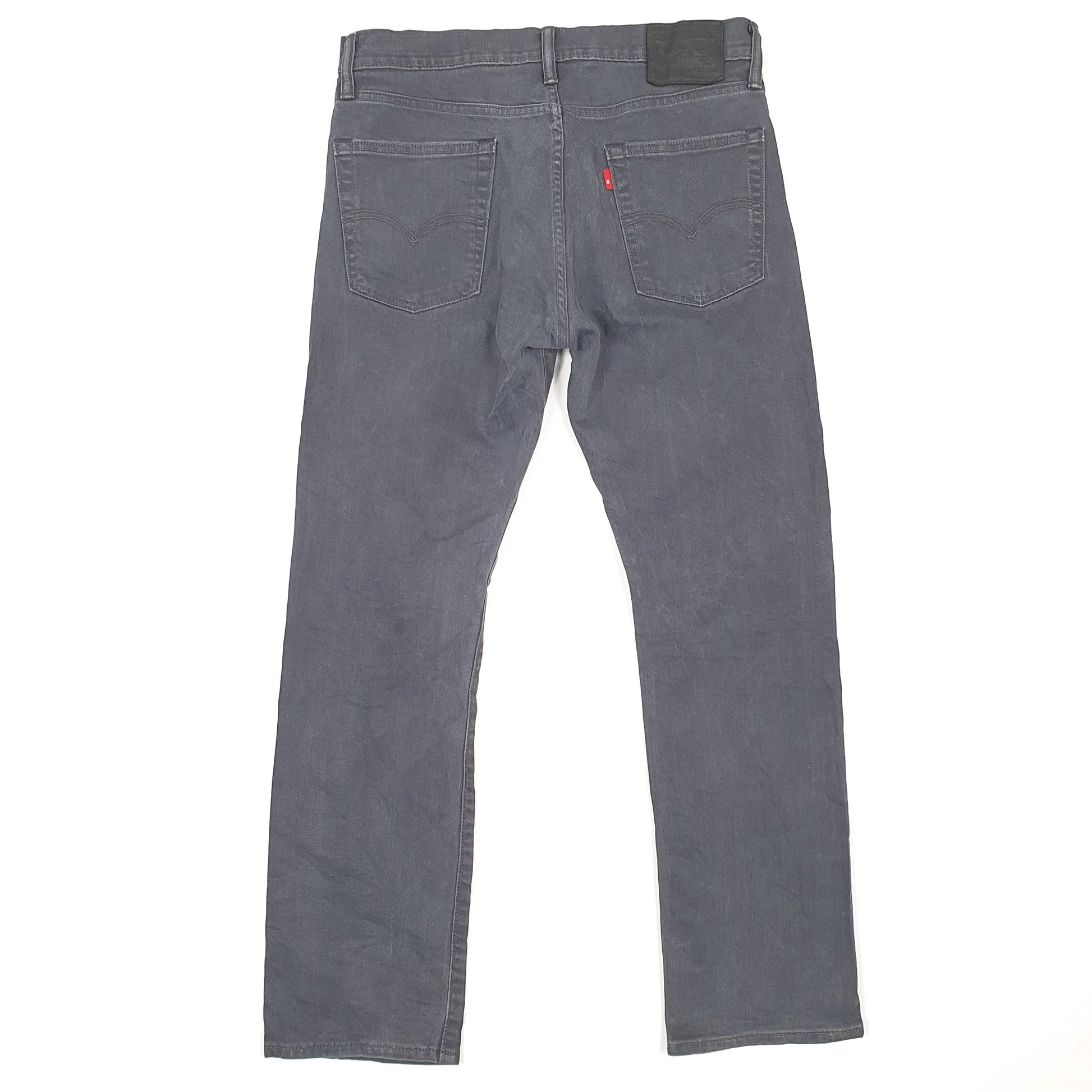 Levis 513 Slim Fit Jeans W33 L29 Grey