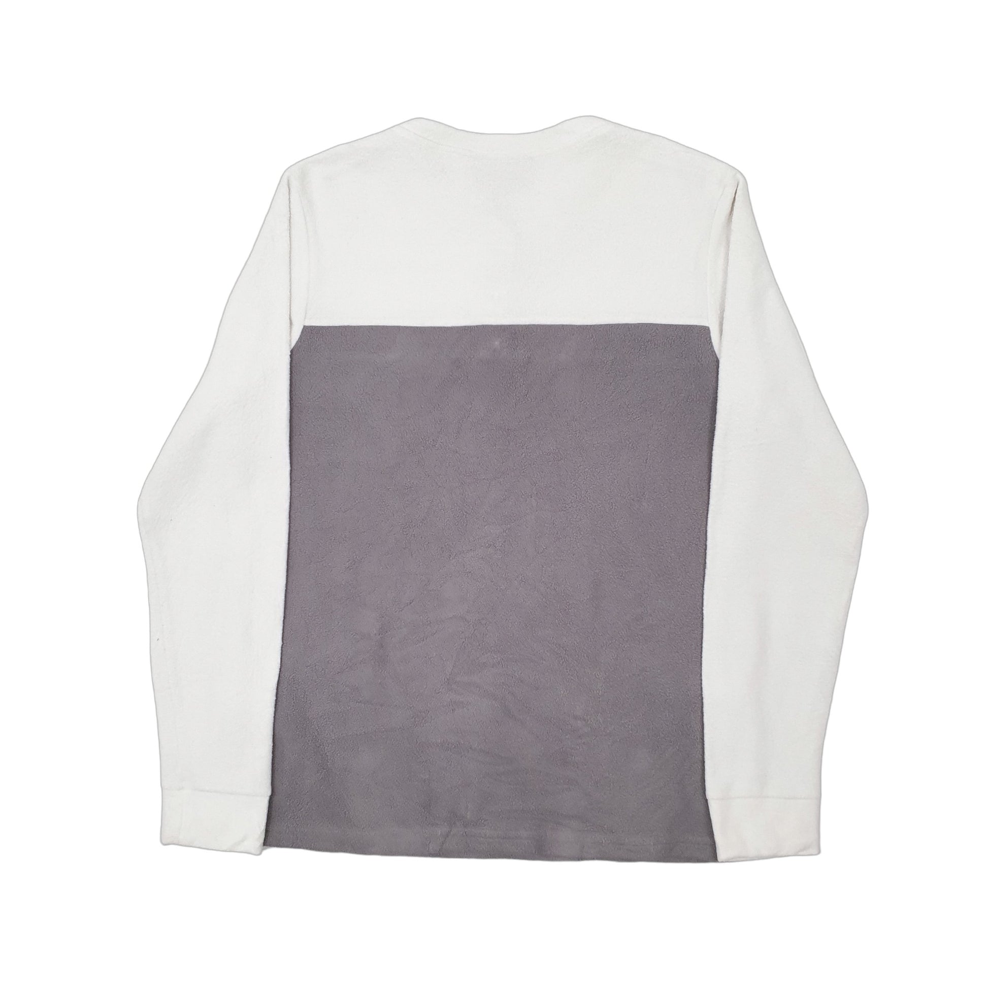 Womens Grey Patagonia Micro D Henley Crewneck Jumper