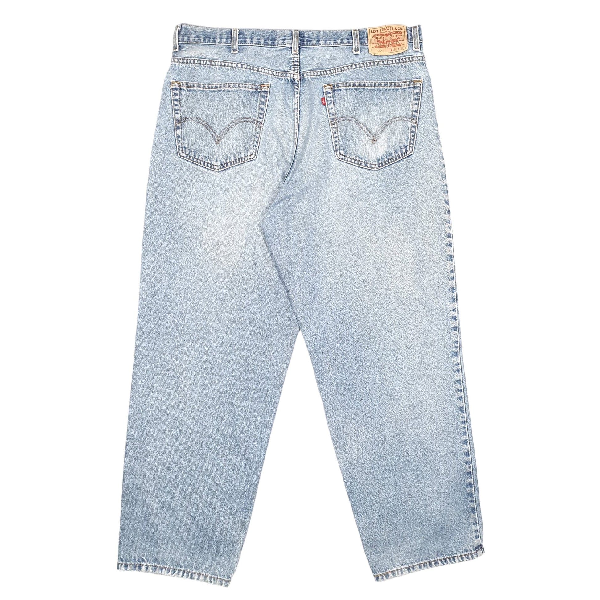 Mens Blue Levis Comfort 560 JeansW40 L30