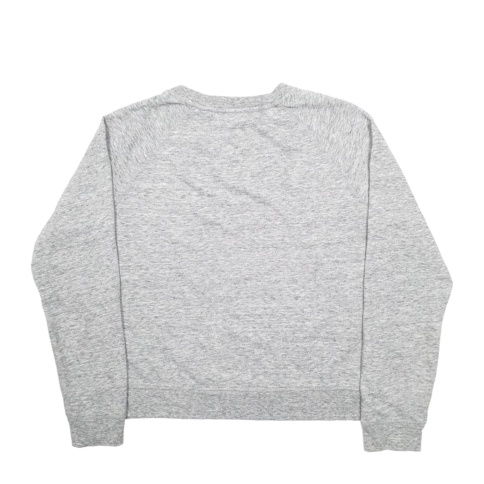Womens Grey Levis Spellout Crewneck Jumper