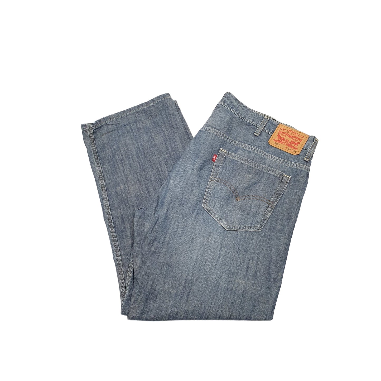 Levis 569 Loose Fit Jeans W42 L29 Blue