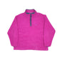 LL Bean Quarter Zip Fleece XL Pink