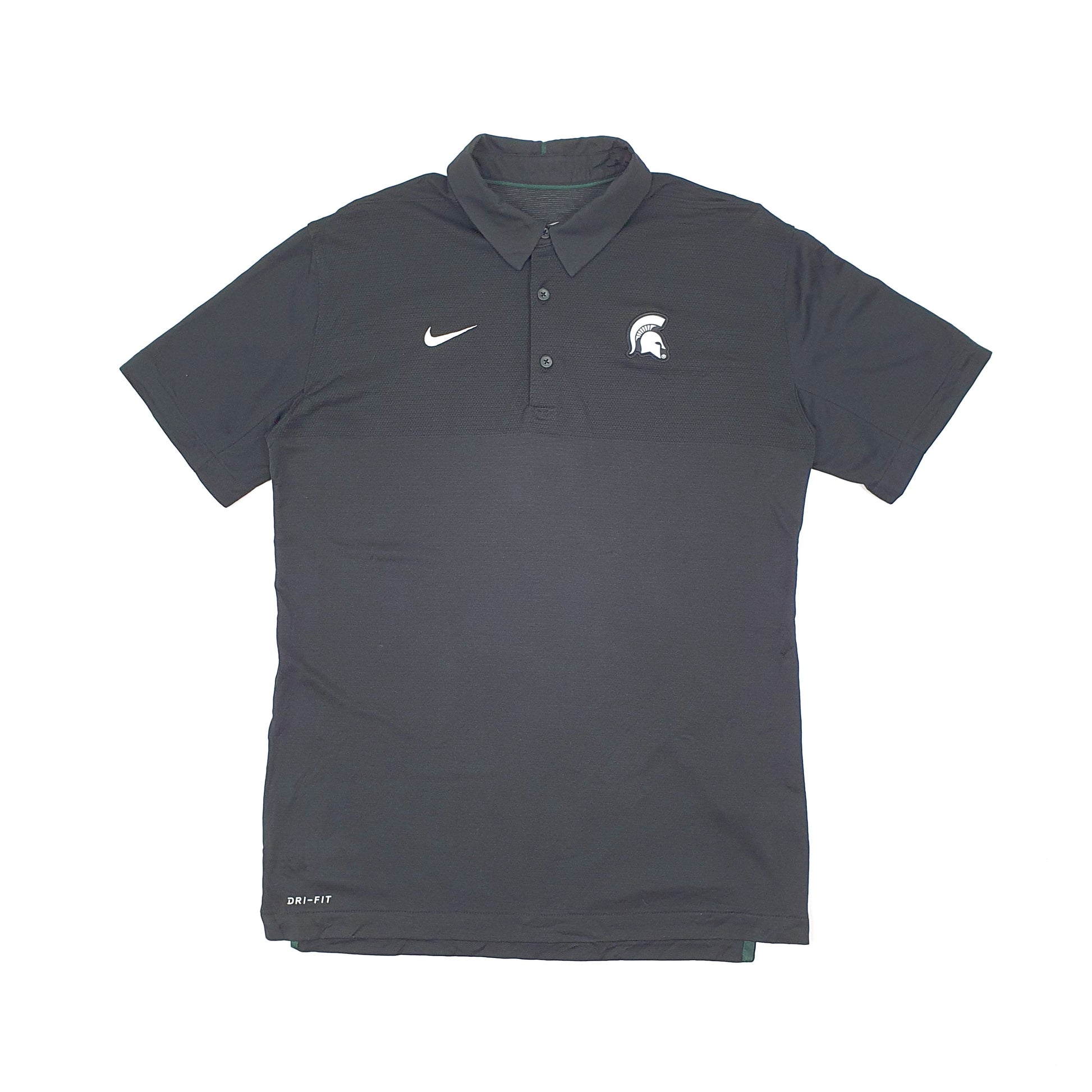 Nike Dri Fit Short Sleeve Polyester Polo Shirt Black