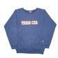 Mens Navy Champion Team CIA Cut Off Hood Hoodie Jumper