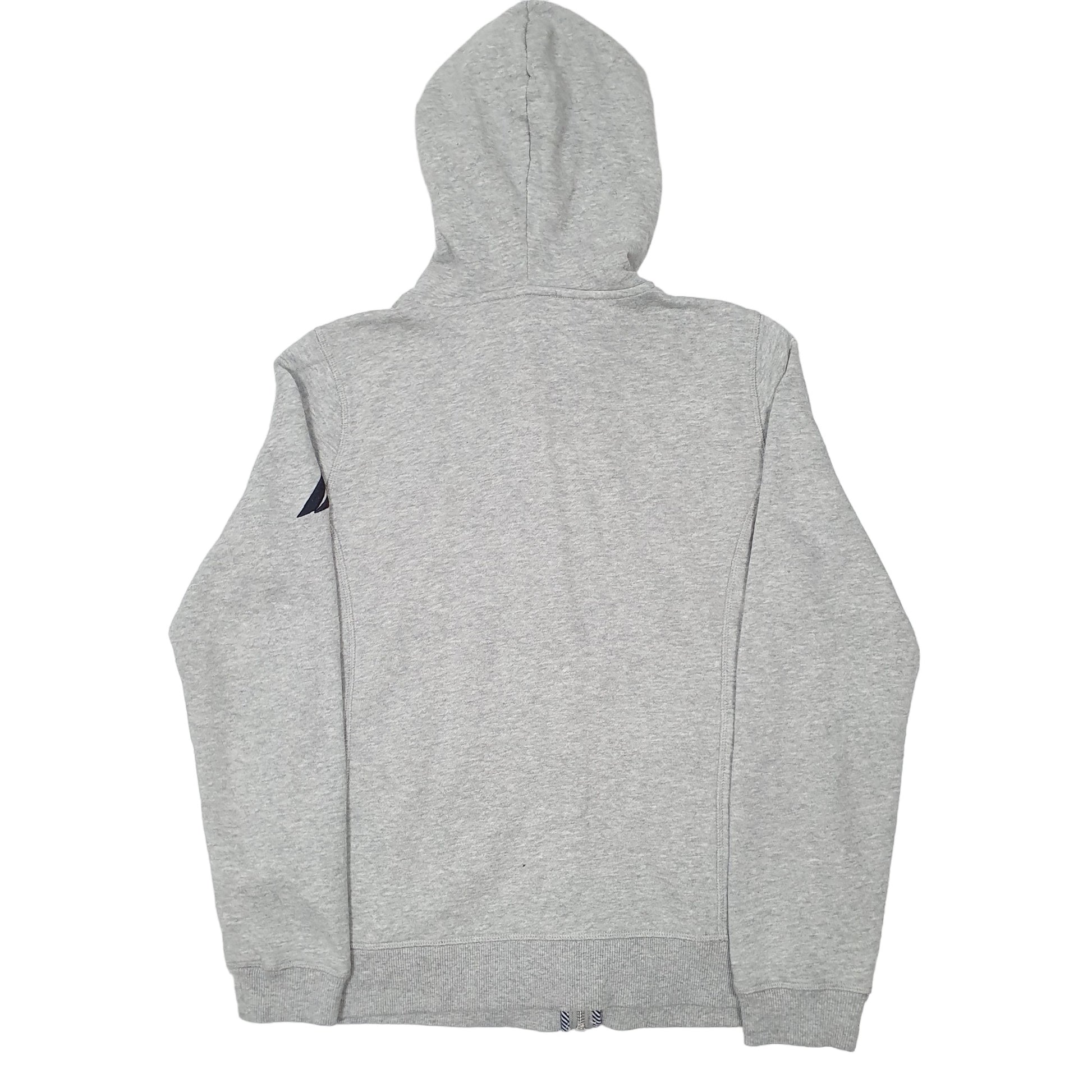 Womens Grey Nautica Hooded Full Zip Jumper