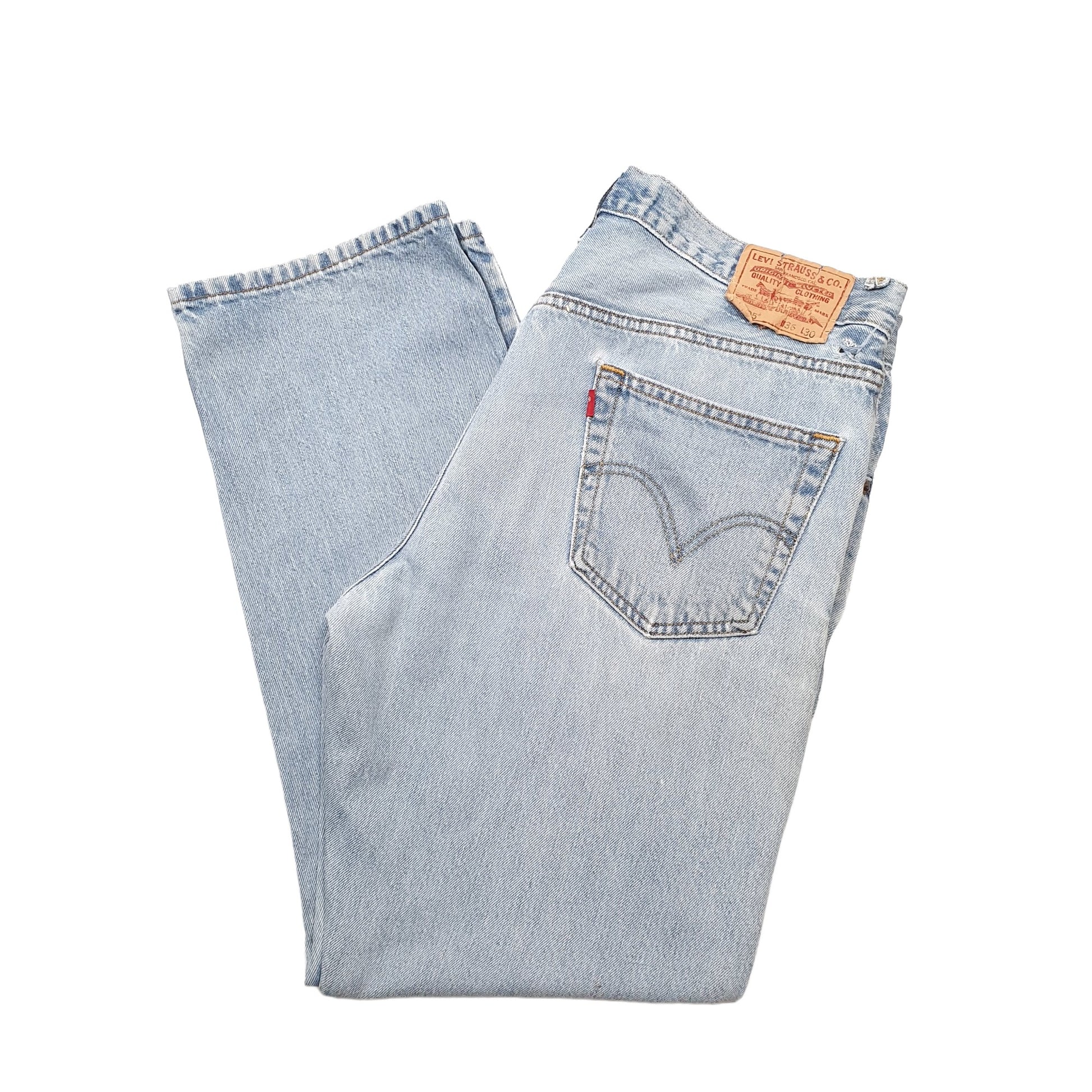 Levis 505 Regular Fit Jeans W36 L30 Blue