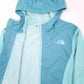 Womens Blue The North Face Lightweight Rain Coat Coat