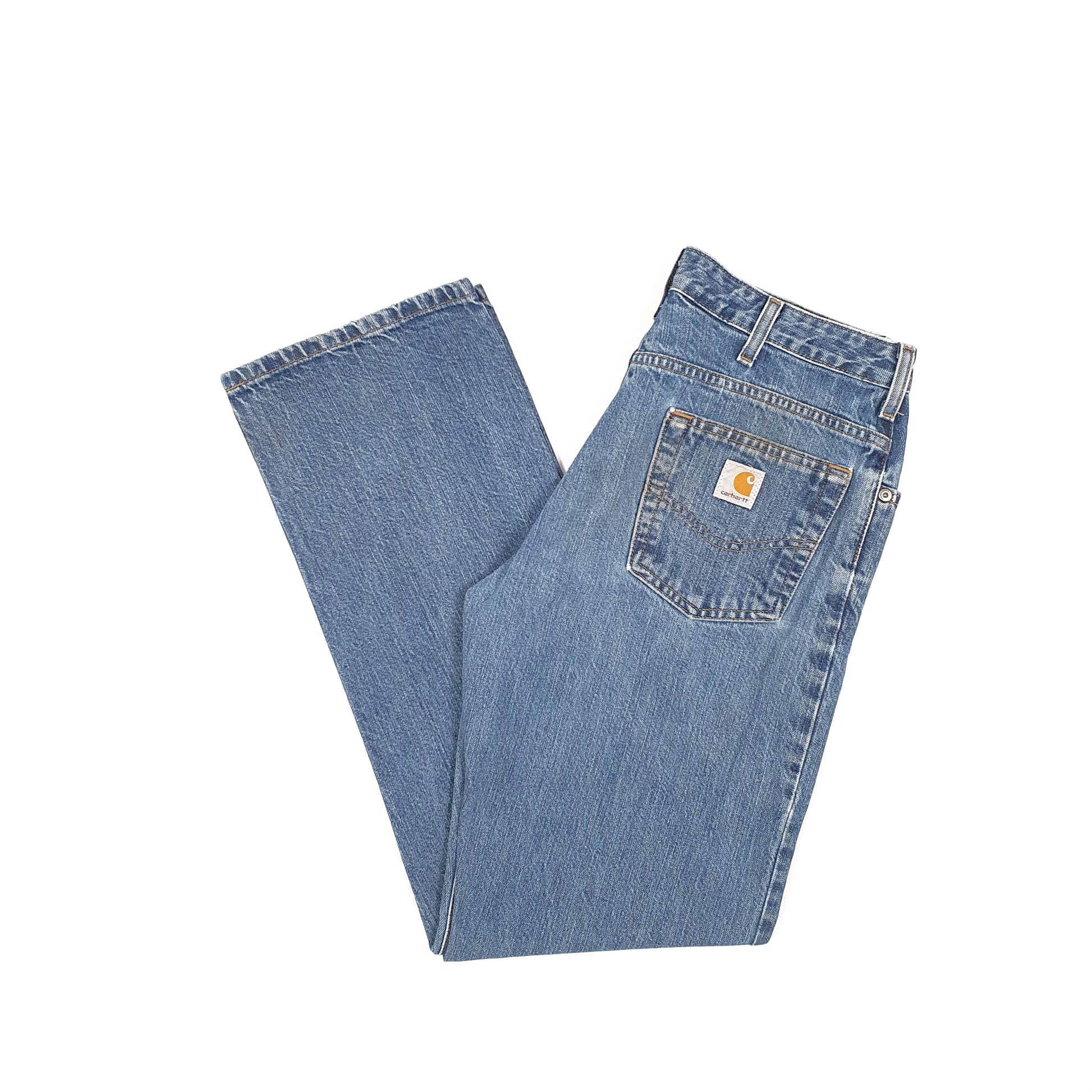 Carhartt Casual Loose Fit Relaxed Jeans UK8 Blue