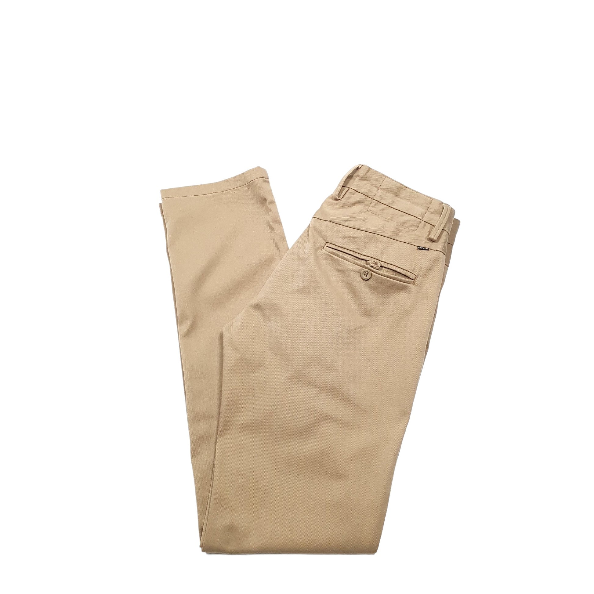 Mens Levis Beige Chino Trousers W30 L32 Beige