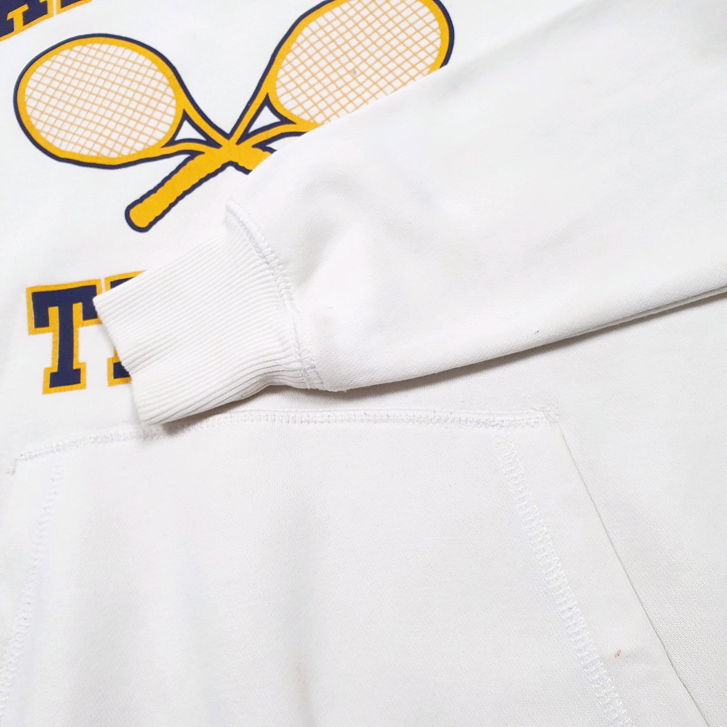 Mens White Nike Andover Tennis Hoodie Jumper