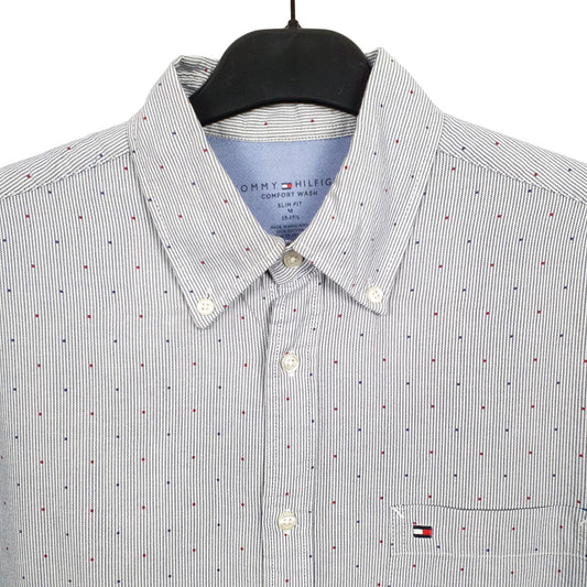 Tommy Hilfiger Long Sleeve Slim Fit Shirt Blue