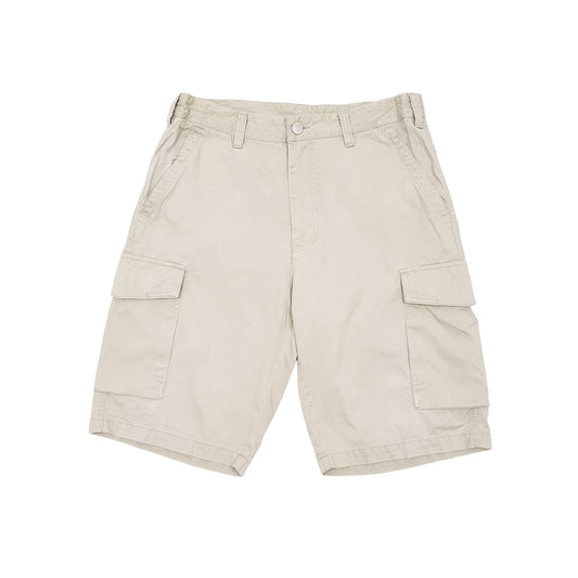 Beige Facconable Cargo Shorts