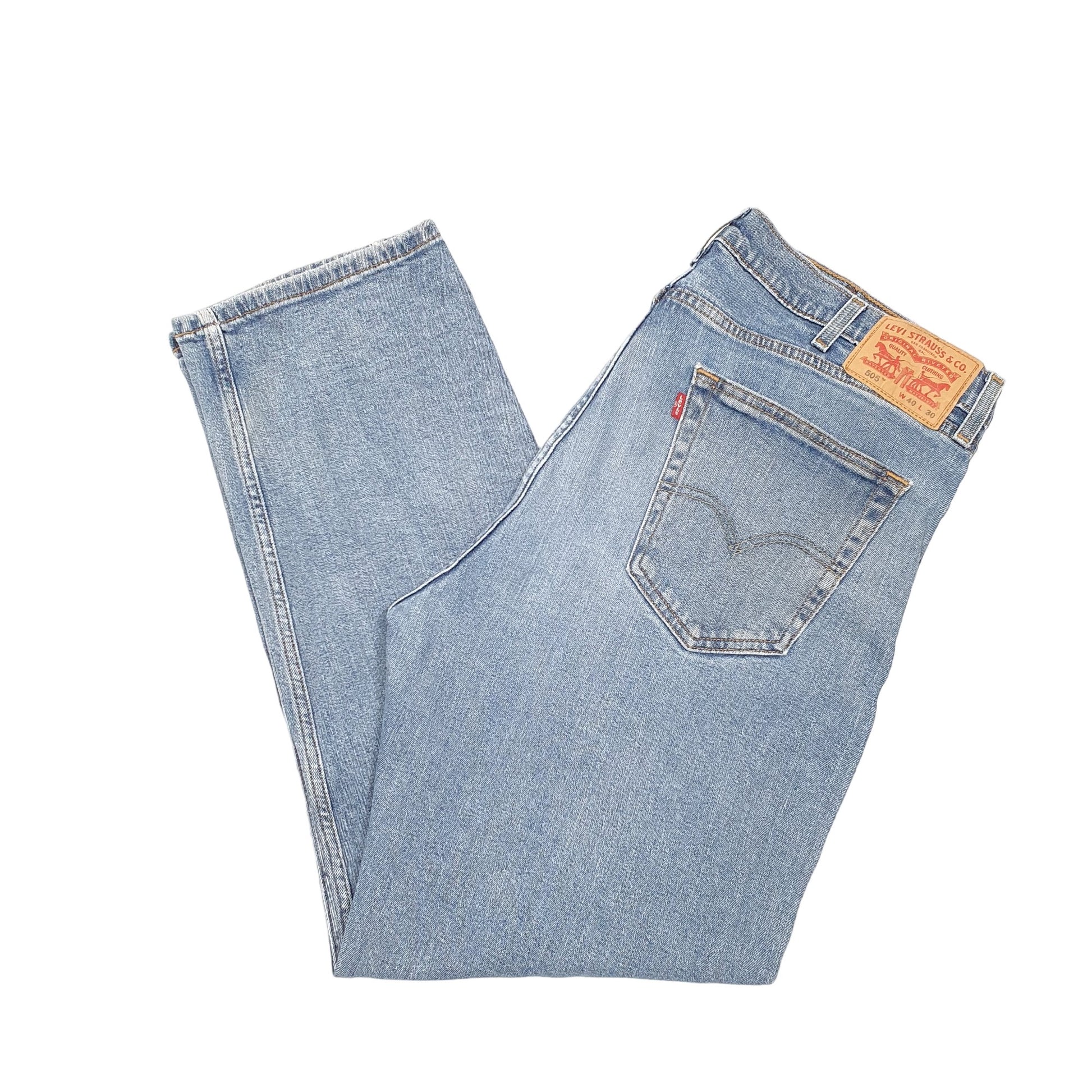 Mens Blue Levis Stretch 505 JeansW40 L30