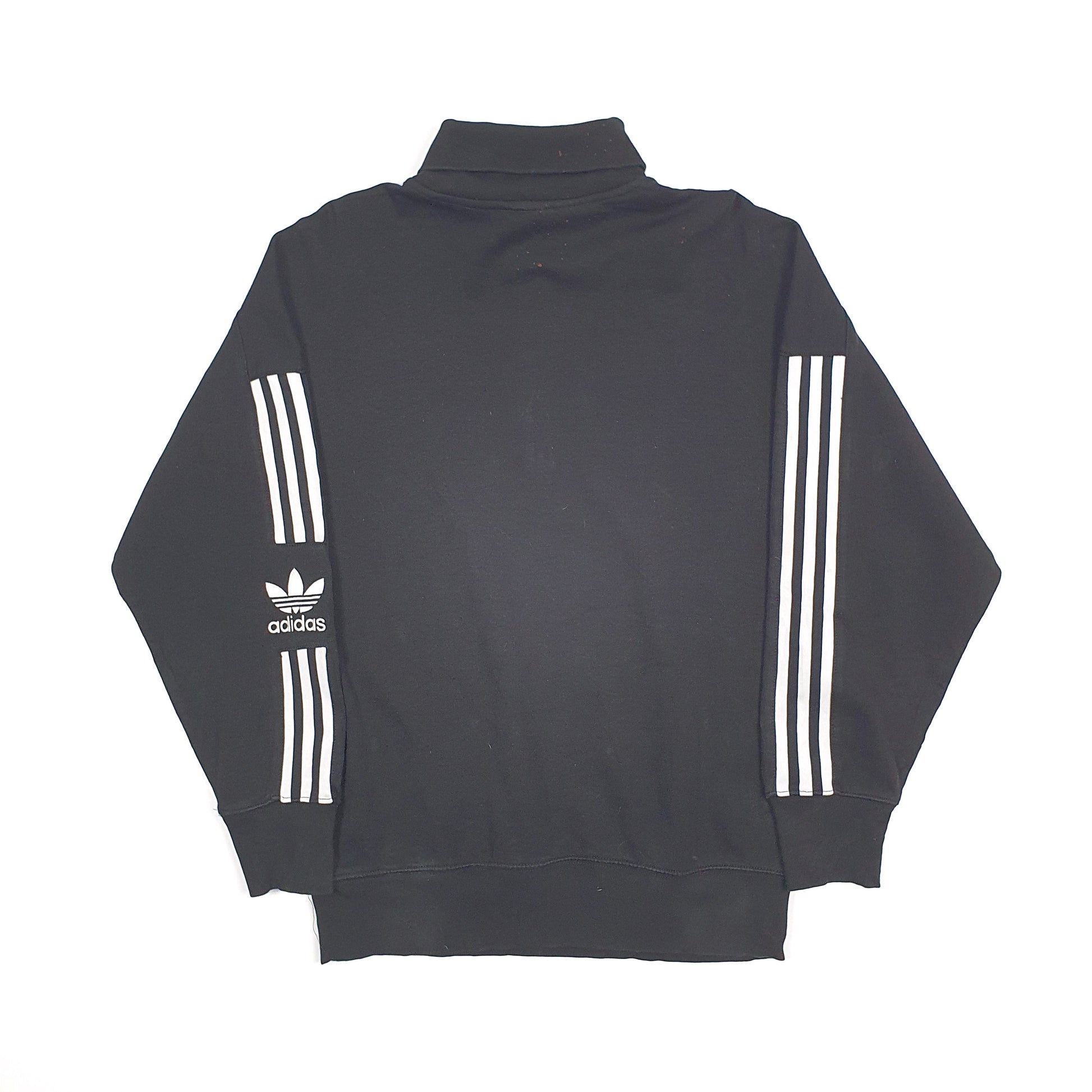 Adidas Spellout Quarter Zip 14 Black