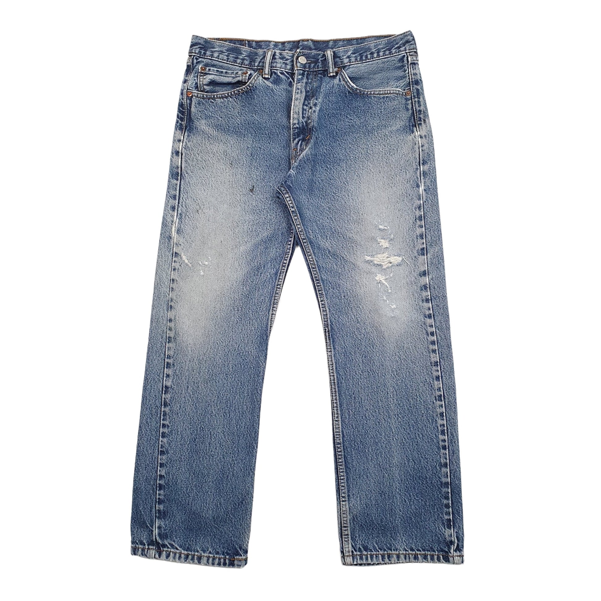 Levis 505 Regular Fit Jeans W34 L27 Blue