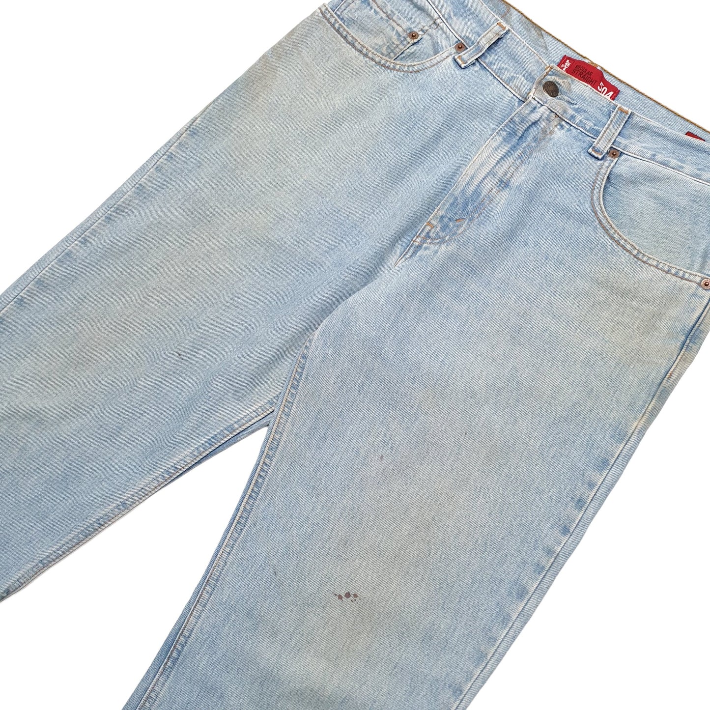 Mens Blue Levis  504 JeansW33 L34