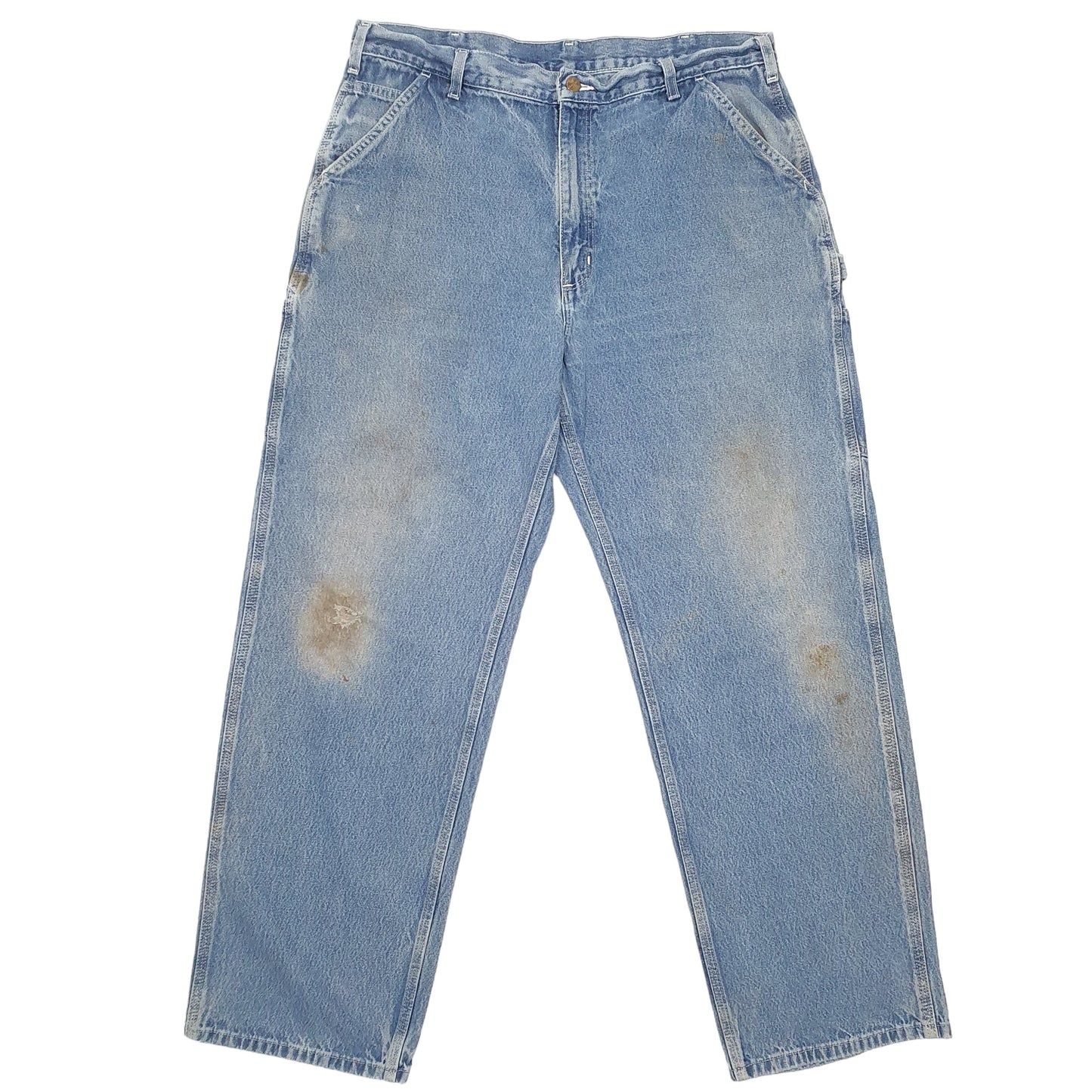 Mens Blue Carhartt  Carpenter JeansW38 L32