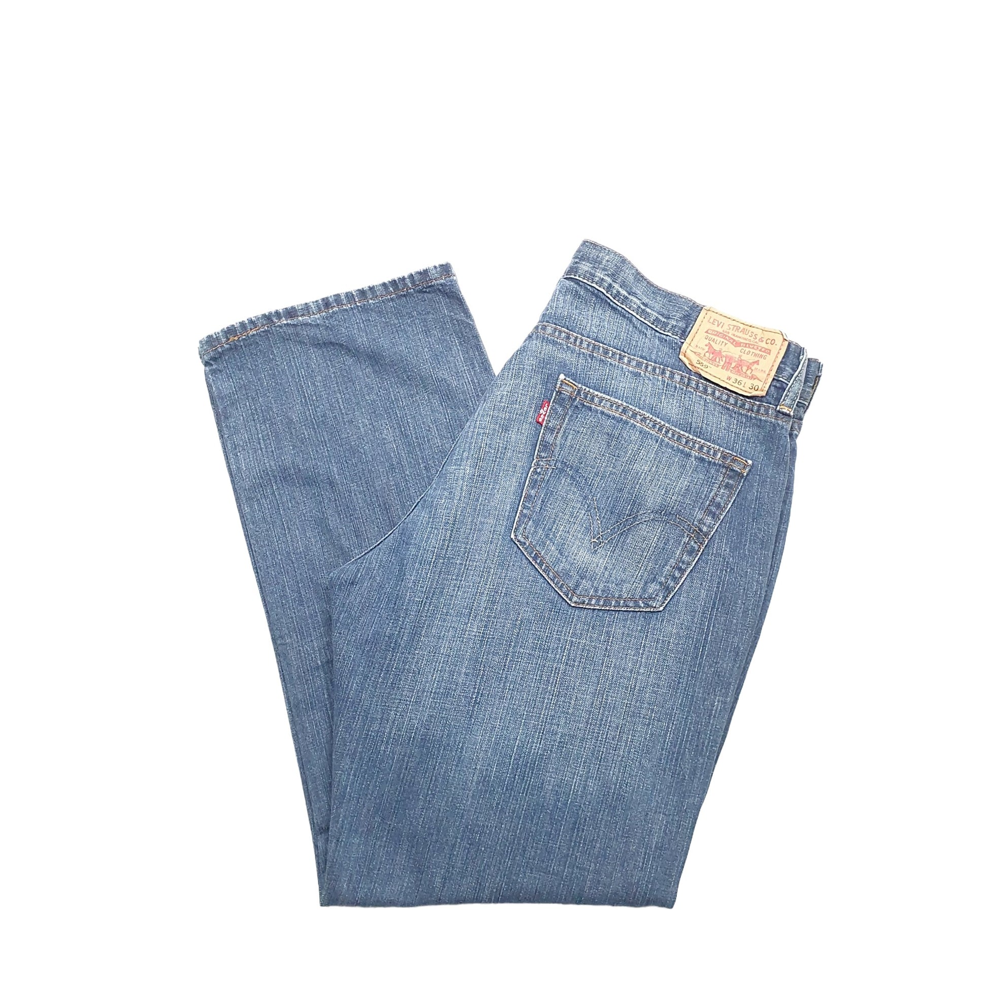 Levis 559 Relaxed Fit Jeans W36 L30 Blue