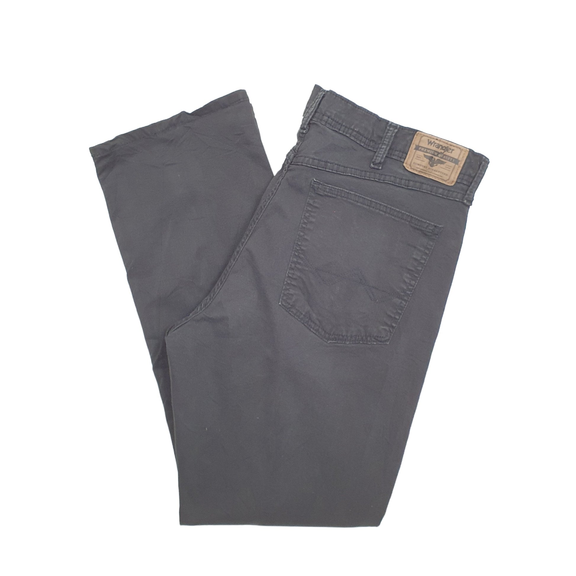 Wrangler Regular Straight Fit Jeans W36 L30 Black