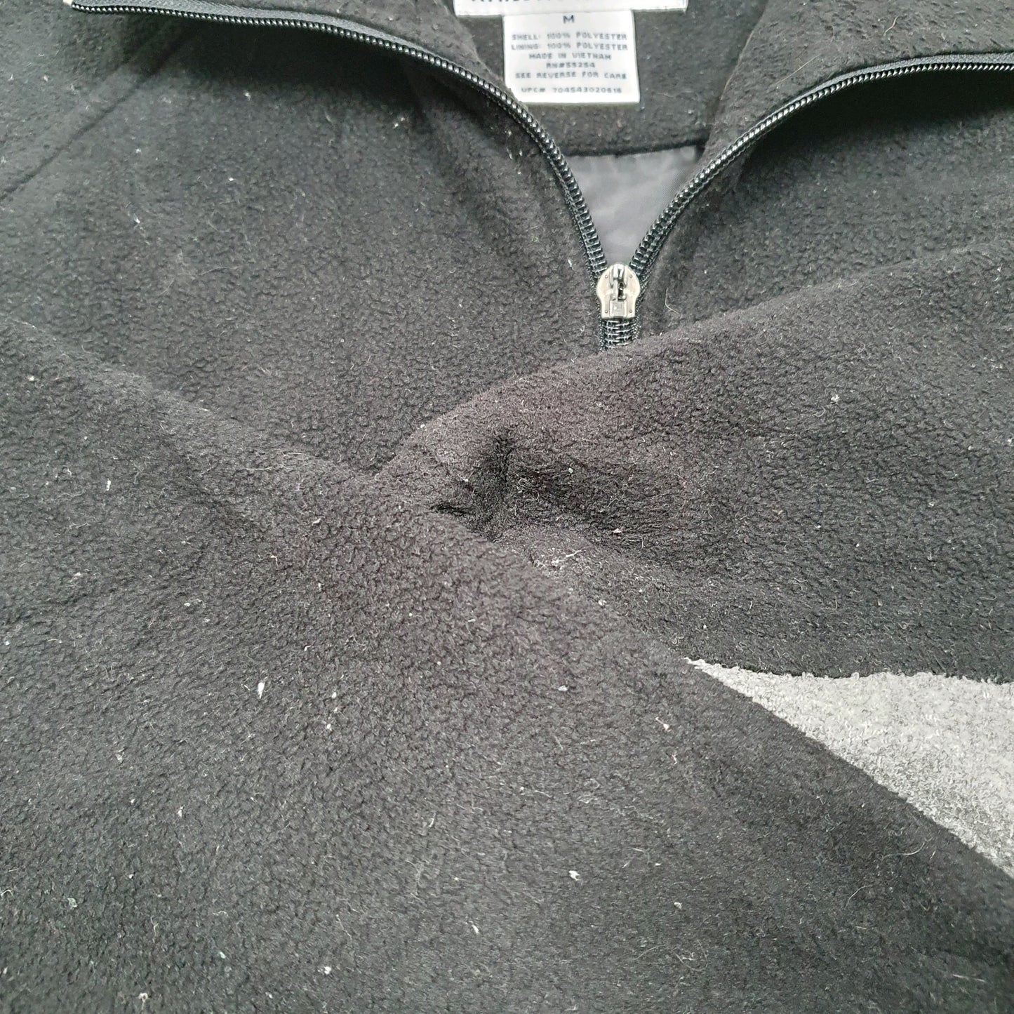 Mens Black Champion  Full Zip Jumper