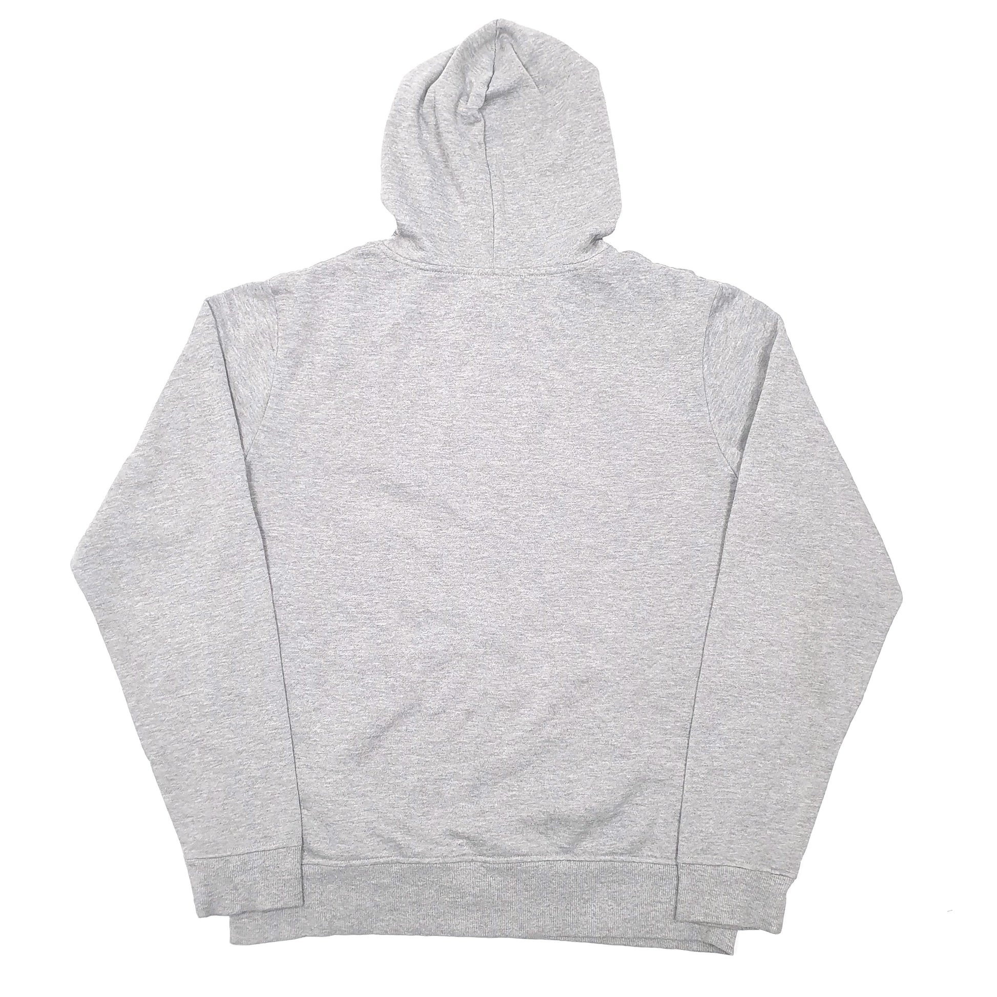 Mens Grey Fila Spellout Hoodie Jumper