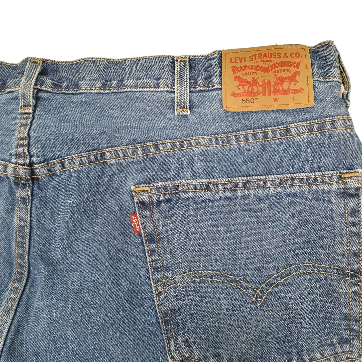 Levis 550 Relaxed Fit Jeans W46 L33 Blue