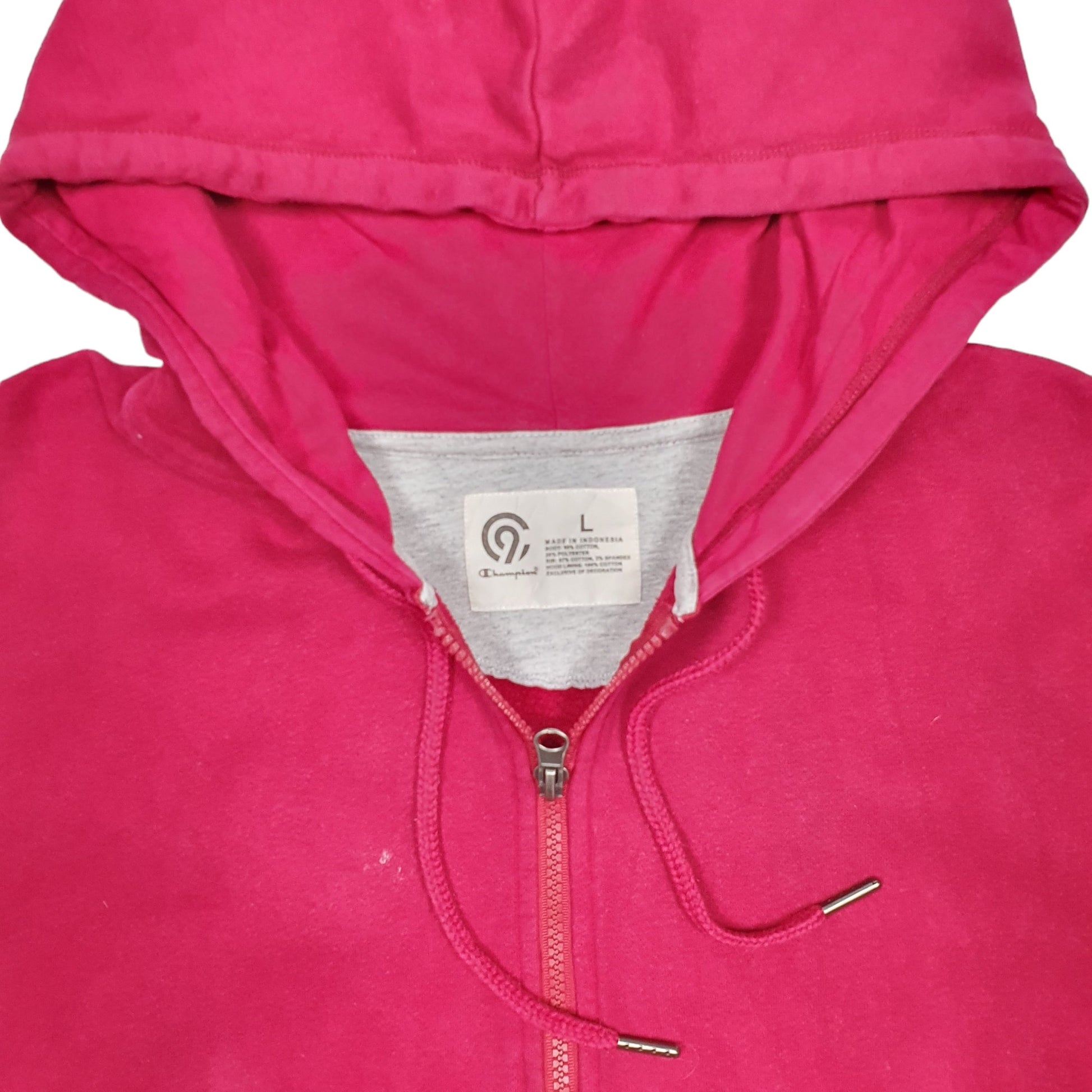 Mens Burgandy Champion  Full Zip Jumper